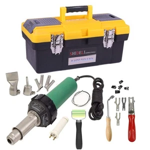1600W Plastic Welder Welding Tool Heat Heating Gun Torch Hot Air Pistol PVC W... - Picture 1 of 9