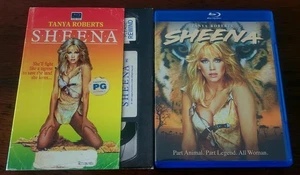 SHEENA (1984) Blu Ray w/OOP Retro VHS Slipcover Tanya Roberts '80s Action - Imagen 1 de 3