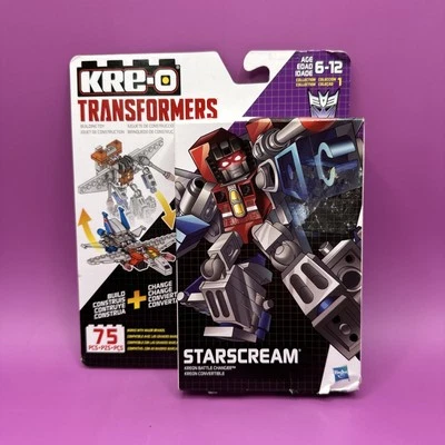 NEW RARE Hasbro G1 Transformers Kre-o Kreo Battle Changers Starscream Figure - Image 1 of 4