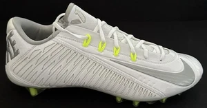 Nike Vapor Carbon Elite 2.0 TD Football White Silver Volt Sz 13.5 New 631425-101 - Picture 1 of 5