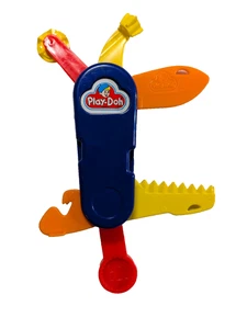 Play Doh Vintage 1987 Fun Cutter Swiss Army Knife Play Dough Multi-Tool Toy - Picture 1 of 2