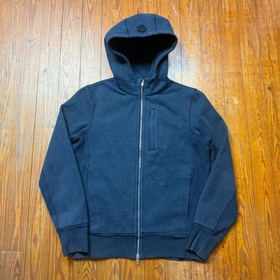 Sudadera con Capucha Lululemon Cremallera Completa Para Hombre Talla Mediana Azul Marino Cremallera Completa Foto 1 de 4