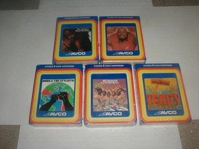 Stylistics HEAVY Beautiful AVCO 8 Track Tape SEALED 5pc LOT 70's Sweet R&B Soul - Image 1 of 4