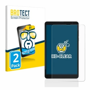 2x Display Schutz Folie für Blackview Tab 6 Zubehör Transparent - Bild 1 von 6