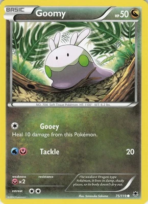 Goomy 75/119 XY - Phantom Forces Common Normal MP Pokémon TCG - Image 1 of 2