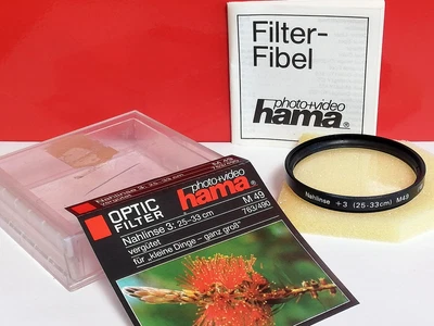 Filtro óptico Hama 3 lente macro: 25-33 cm 49 mm Foto 1 de 4