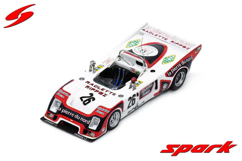 Spark S9410 1/43 CHEVRON B36 NO.26 6TH 24H LE MANS 1977 Model Car From Japan