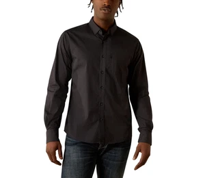 Ariat Michael Modern Fit Langarmhemd für Herren - Schwarz - 62216 - Bild 1 von 5