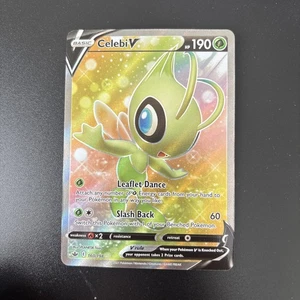 Celebi V (Full Art) 160/198 Swsh06: Sword & Shield - Chilling Reign Holo - Bild 1 von 2