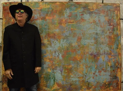 Mark Little Original Giant Canvas Painting 84”X62” (7 Foot) Abstract Modern XL - Image 1 of 4