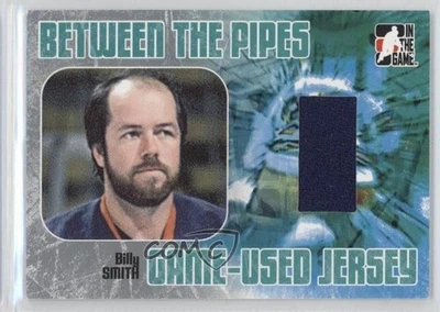 2005 ITG Between the Pipes Game-Used Jersey Silver /80 Billy Smith #GUJ-09 HOF - Image 1 of 2