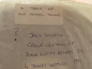 Jack Smooth – Crowd Control 12" .......(1991 Techno, House, Hardcore) old skool - Picture 1 of 4