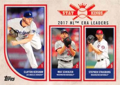 2018 Topps Big League #319 Clayton Kershaw & Max Scherzer Strasburg 🔥⚾🔥 - Image 1 of 3