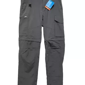 Columbia Mens Kestrel Trail Omni-wick Convertible Pants Shorts Grey XM0102-028 - Picture 1 of 10