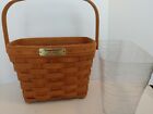Longaberger Dresden Basket 1995 with 3 Family Signatures & Protector 