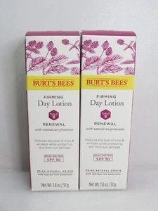 LOCIÓN REAFIRMANTE DÍA BURT'S BEES RENOVACIÓN SPF 30 1,8 OZ LOTE DE 2 - Imagen 1 de 3