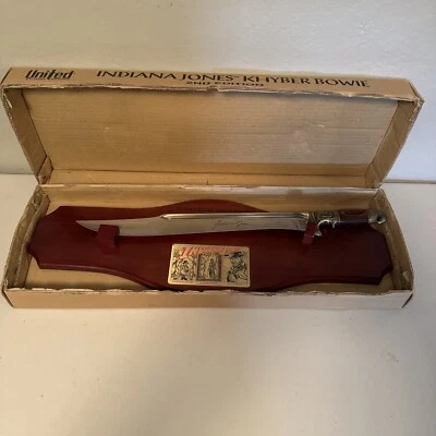 INDIANA JONES MIB Khyber Bowie Sword Wall Mount Display - Image 1 of 4