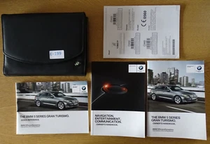 GENUINE BMW 5 SERIES GRAN TURISMO 2009-2013 OWNERS MANUAL HANDBOOK PACK E-199 - Picture 1 of 5