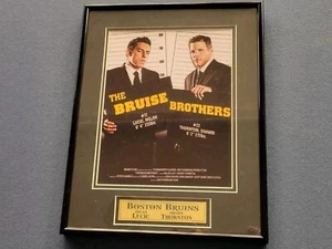 Milan Lucic Shawn Thornton Bruins The Bruise Brothers 8x10 Metal Framed - Picture 1 of 1