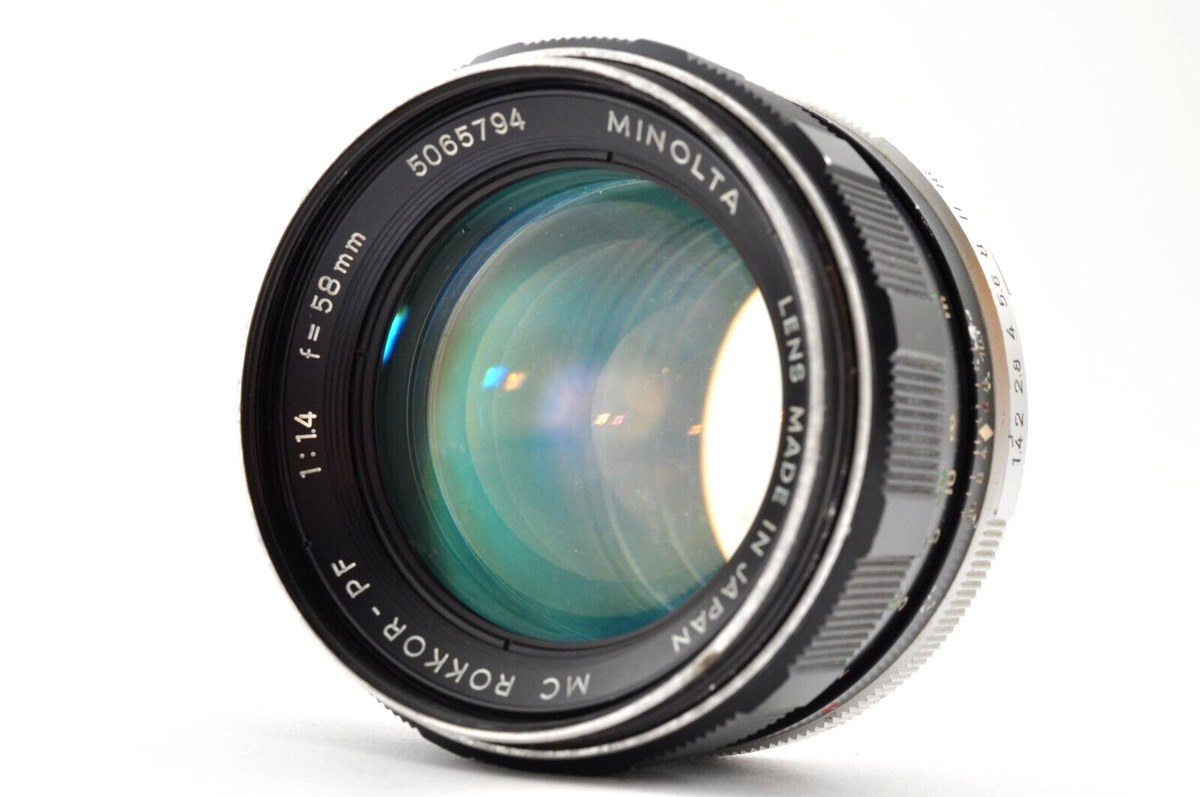 Minolta Rokkor PF 58mm Focal f/1.4 Camera Lenses for sale | eBay Minolta Rokkor PF 58mm Focal f/1.4 Camera Lenses for sale | eBay