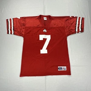 Vintage Majestic L Football Jersey Ohio State #7 Joey Galloway Joe Germaine 90s - Picture 1 of 9