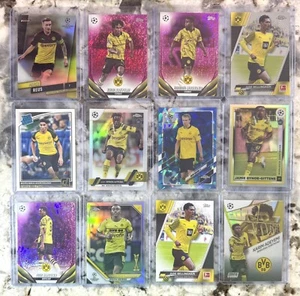 Soccer Card Lot (12) Borussia Dortmund Erling Haaland Future Sapphire Bellingham - Picture 1 of 2
