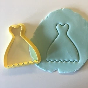 Abito Vestito Dress Segnaposto Formina Formine Biscotti 8cm Cookie Cutter - Picture 1 of 1