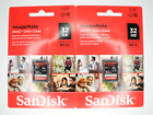 NEW Lot Of 2x SanDisk ImageMate 32GB SDHC I U1 Class 10 90MB/s Memory Cards