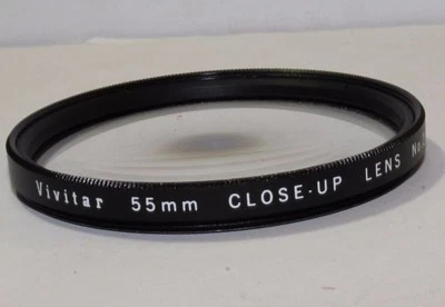 Lens Filter Vivitar 55mm Close Up Macro Lens +2 No. 2 Shipping is free worldwide - Image 1 of 2