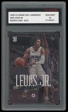 2020-21 PANINI CHRONICLES LUMINANCE #147 KIRA LEWIS JR 1ST GRADED 10 ROOKIE CARD