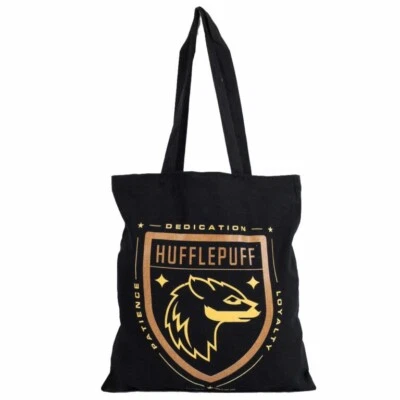 Harry Potter Hufflepuff Canvas Tragetasche Offizielles Merchandise - Bild 1 von 4