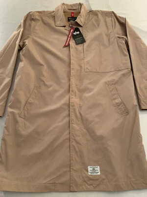 Alpha Industries мужской хлопок автомобиля пальто 2XL траншея винтажный хаки новый с Ярлыками $250 - Изображение 1 из 4