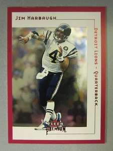 *074/125* 2001 Fleer Premium STAR RUBY RED#96 Jim Harbaugh - Picture 1 of 2