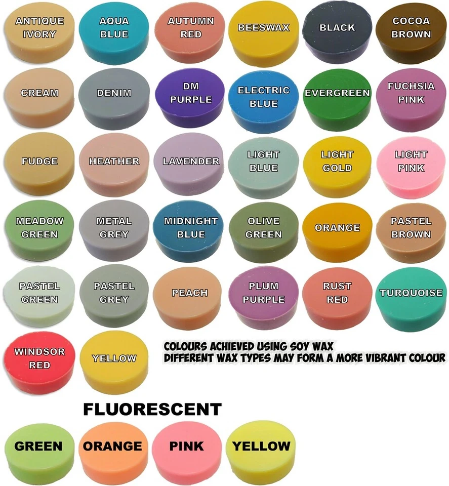 20g Candle Wax Dyes - Home Candle Making Dye Paraffin Soy Wax Candles Wax Melts - Image 1 of 1