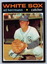 1971  ED HERRMANN - Topps Baseball Card # 169 - CHICAGO WHITE SOX