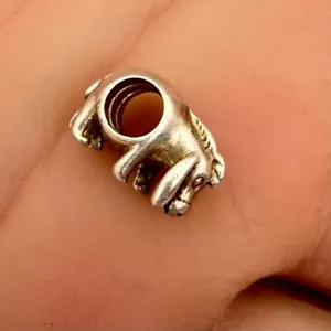 Disney Vintage 925 Sterling Silver Eeyore Winnie The Pooh Charm Pendant .5'' (g) - Picture 1 of 4