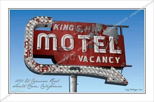 Neon Sign,Neon,sign,art,California,Route 101,Travel,roadside,nostalgia,Motel - Picture 1 of 2