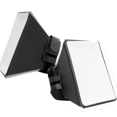 2pcs Mini Collapsible Diffuser Softbox for LED Lamp Camera Video Studio - Image 1 of 4