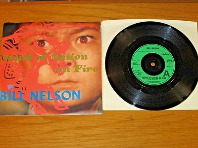 UK IMPORT 80s ROCK 45 RPM w/PICTURE SLEEVE - BILL NELSON - MERCURY WILL 2 - Image 1 of 2