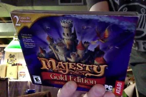 Majesty Gold Edition for PC CD-ROM Made By Atari (NEVER BEEN PLAYED!) - Picture 1 of 7