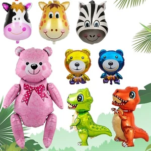 Jungle Animal Balloons Birthday Party Safari animal Theme Balloon Decorations UK - Picture 1 of 14