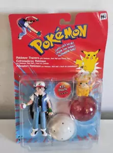 RARA FIGURA 2000 POKEMON TRAINER CENERE #25 PIKACHU HASBRO NUOVA! - Foto 1 di 5