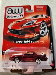 AUTO WORLD 1992 CHEVY CAMARO Z28 ULTRA RED CHASE - Bild 1 von 10
