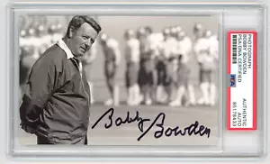 BOBBY BOWDEN Signed FLORIDA STATE SEMINOLES Photo - College Football Coach- PSA - Picture 1 of 2
