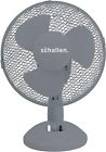 Schallen Electric Portable Air Cooling Small Office Desk Fan 9'' inch in Grey
