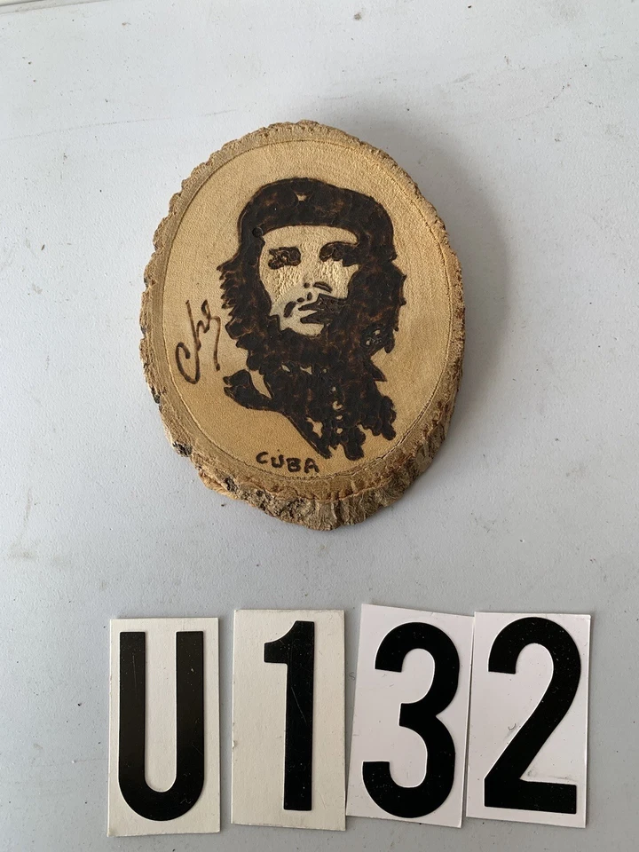 Arte de pared de losa de madera Live Edge pintado a mano Foto 1 de 3