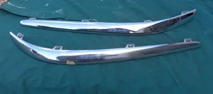 Pair of Jaguar S Type Front Bumper Trim. Early Jaguar S Type Front Bumper Chrome - Picture 1 of 6