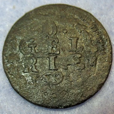 Certificate of Authenticity 1690 New York Penny Colonial Copper Cent Gelderland - Image 1 of 4