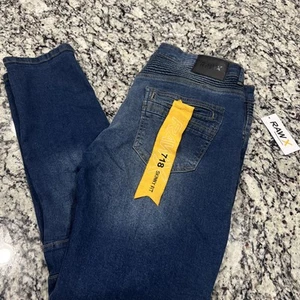 RawX Herren Denim Stretch Skinny Jeans Medium Wash Blau Größe 34x32 - Bild 1 von 11