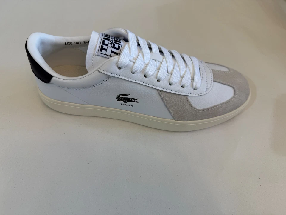 Lacoste Men's SNEAKERS BASESHOT PRO WHITE / NAVY - Image 1 of 4